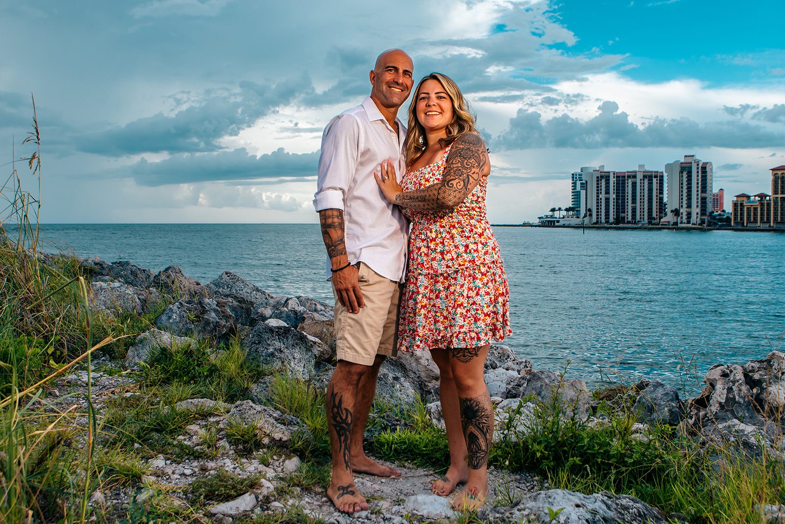 AJ + Bailey - Engagement at Sand Key Beach Clearwater