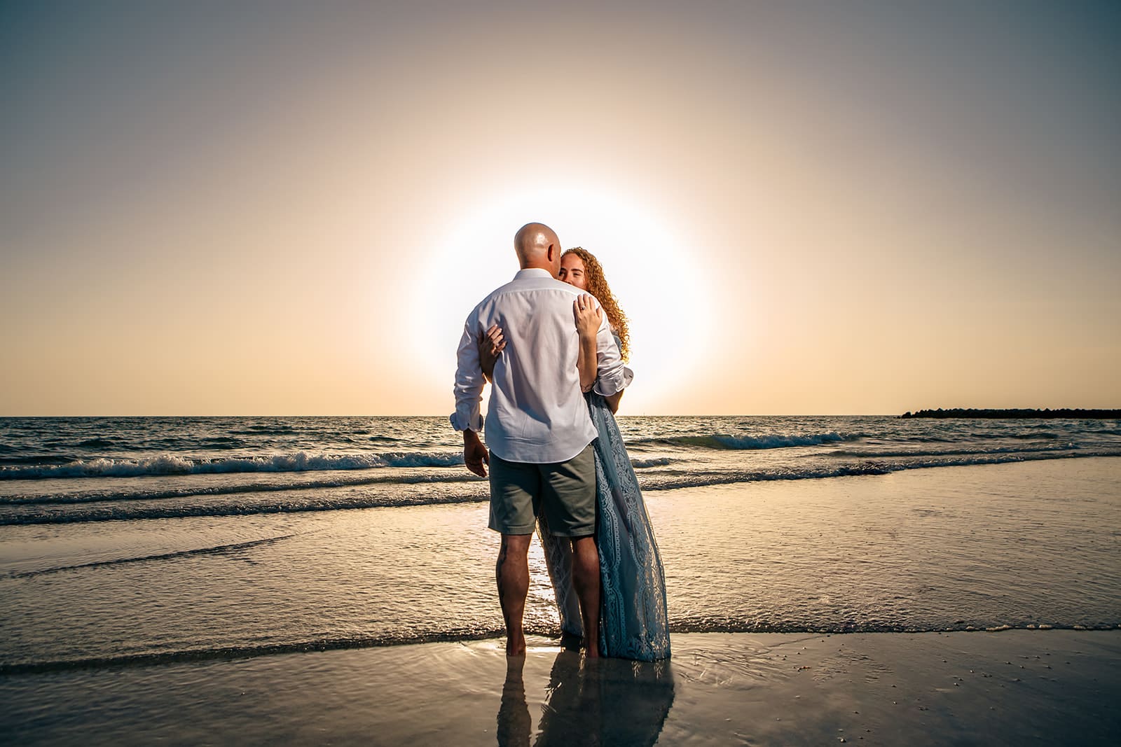 Mark + Joanna - Engagement at Sand Key Beach Clearwater