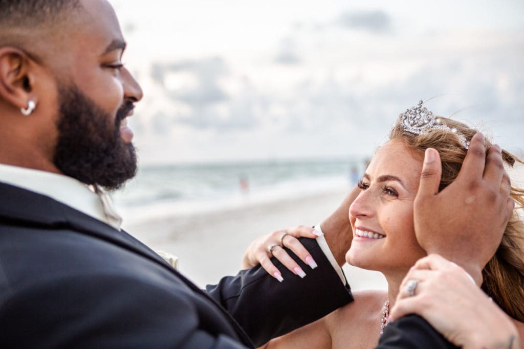 Beach Wedding Portrait
