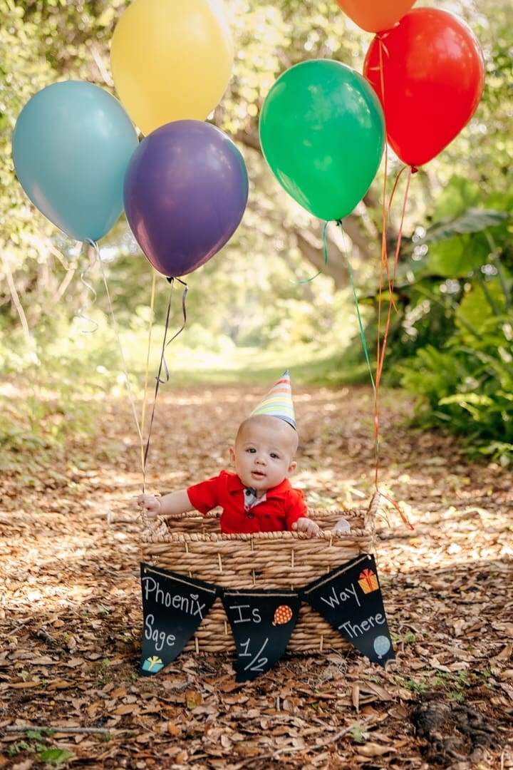 Infant Portrait at Eagle Lake Park