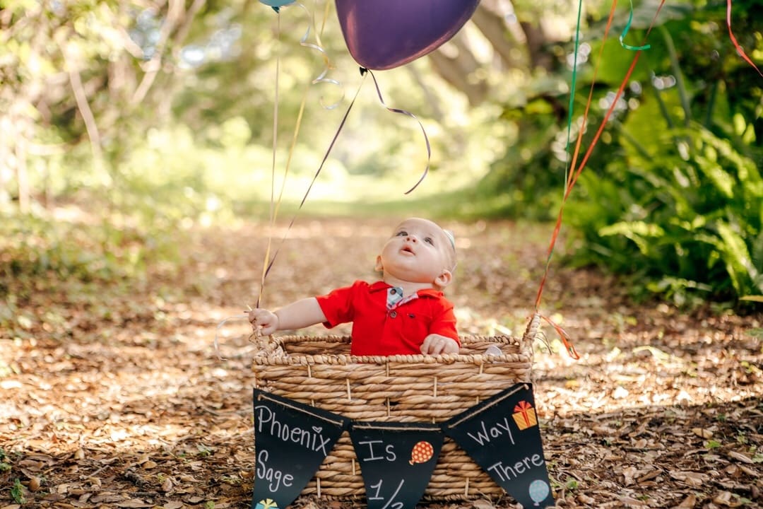 Infant Portrait at Eagle Lake Park