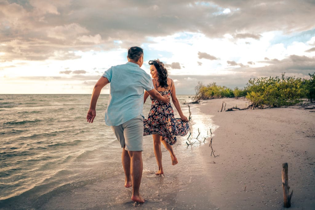 Couple Session at Honeymoon Island State Park - Dunedin